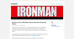 Desktop Screenshot of ironman.stonebriar.org