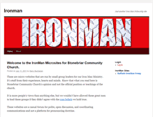 Tablet Screenshot of ironman.stonebriar.org